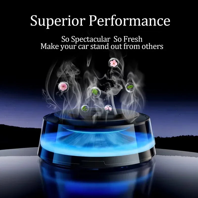 Car Magnetic Wireless Charger Cloud and Mist Aromatherapy Machine for iPhone 16 15 14 13 Samsung S24/S23 Xiaomi 15 Fast Charging